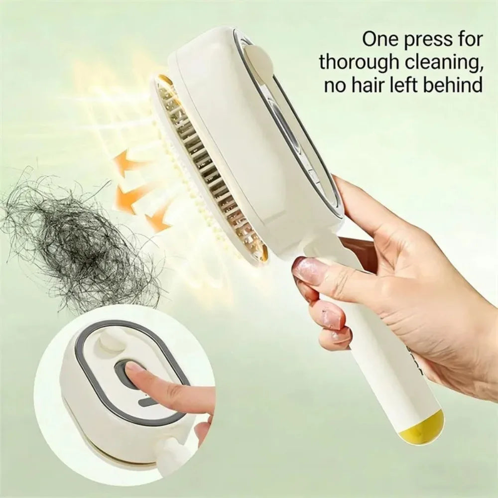 Easy-Clean Massage Hair Brush – Mist & Head Care